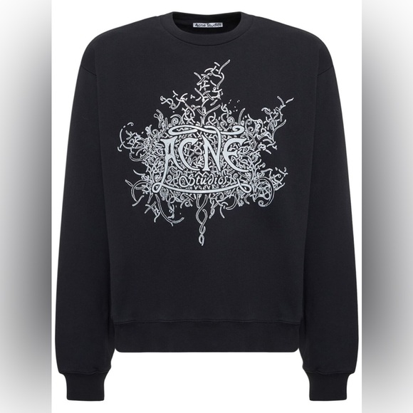 Acne Studios Franzisko Devil Logo Sweatshirt - Picture 2 of 8